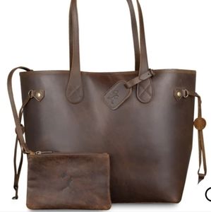 Baseballism Leather Tote